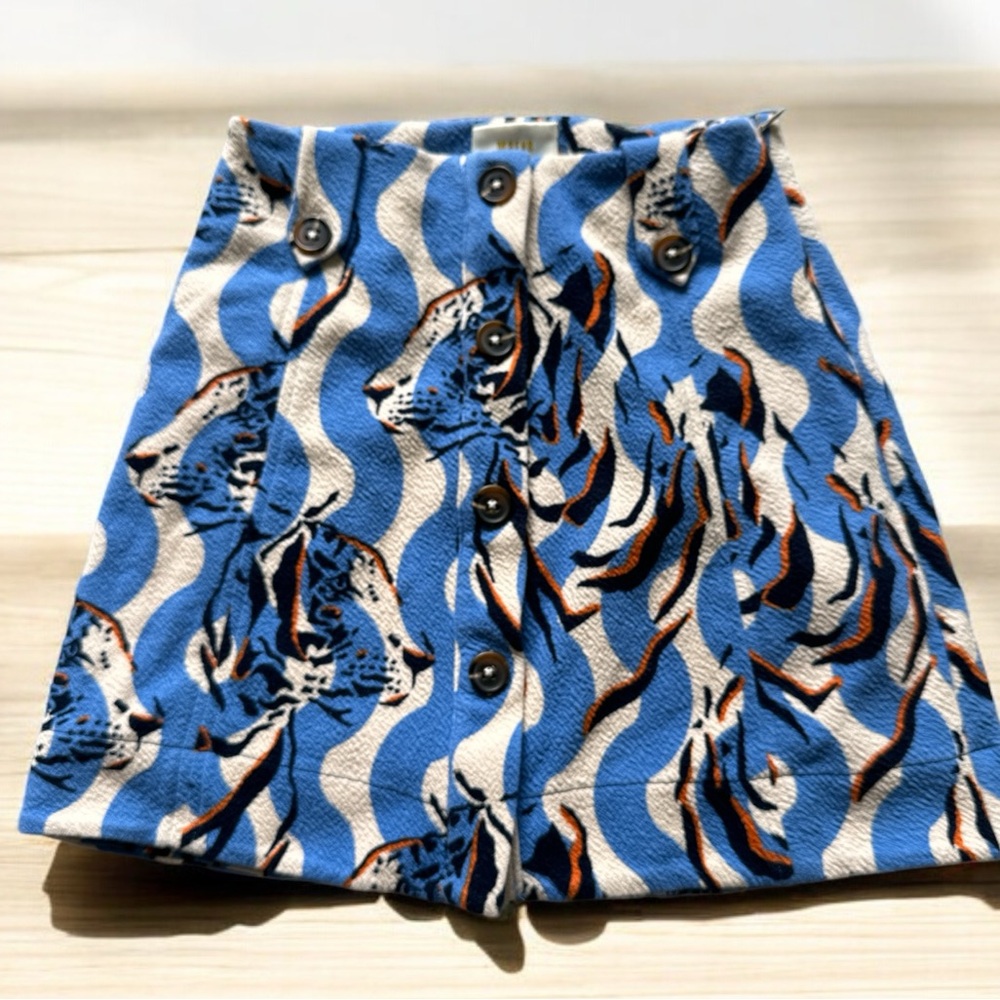 Anthropologie by Maeve  Mini Skirt Tiger Print XX- Small